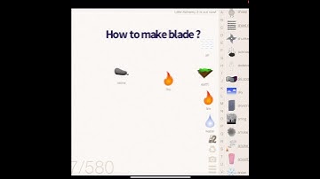 How to make Blade In Little Alchemy #shorts #youtubeshorts #video
