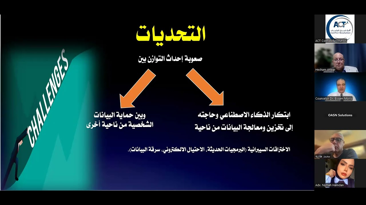 مهارات استخدام الذكاء الاصطناعي في المجال القانوني والتحكيم