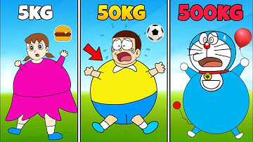 Shinchan And Nobita Play Noob Vs Pro Vs Hacker In Poop Food RUN 3D 🤣🤣 | Funny Game |