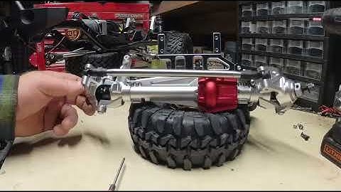 Axial SCX6 Injora Axle, Gspeed Servo On Axle  "Mount install"