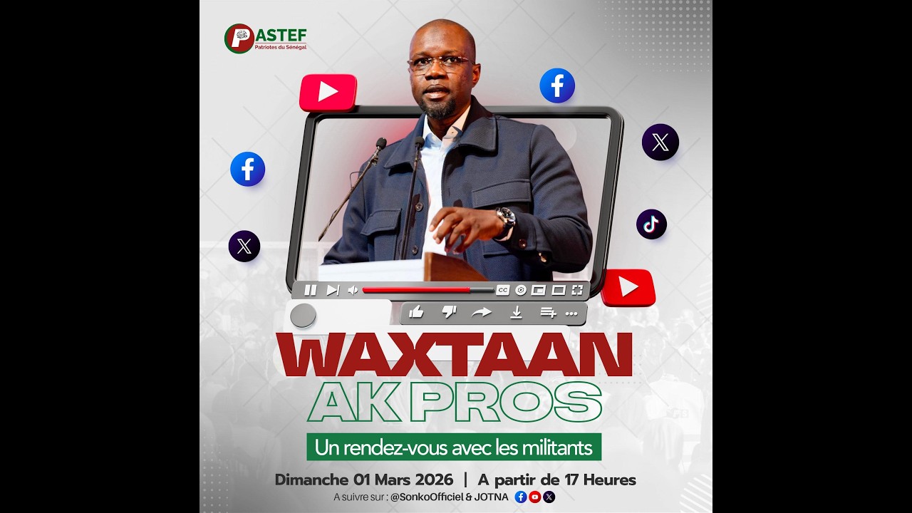 Waxtaan ak PROS - Ousmane Sonko face aux militants et sympathisants