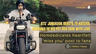 Bts Jungkook Fights Back With Love Addressing Hate Towards Bam And Connecting With Fans