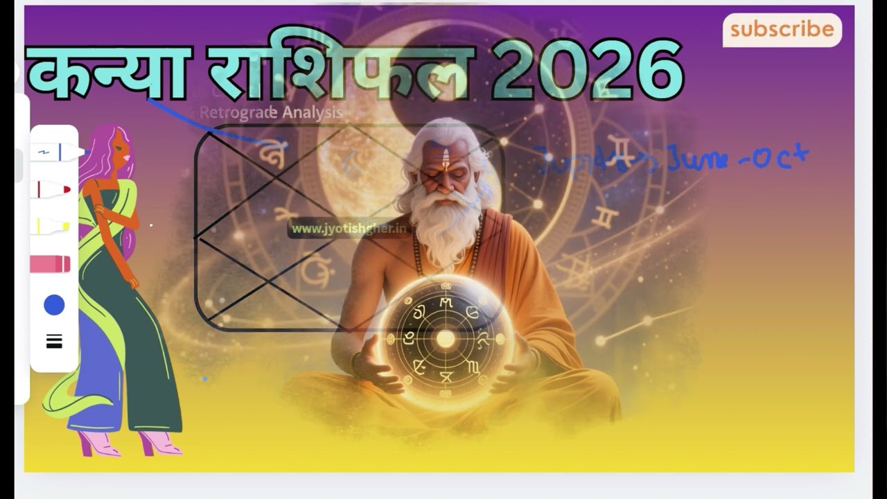 वृषभ, कन्या, मकर 2026 राशिफल – करियर और समृद्धि का विशेष वर्ष | Artha Trikon Horoscope 2026