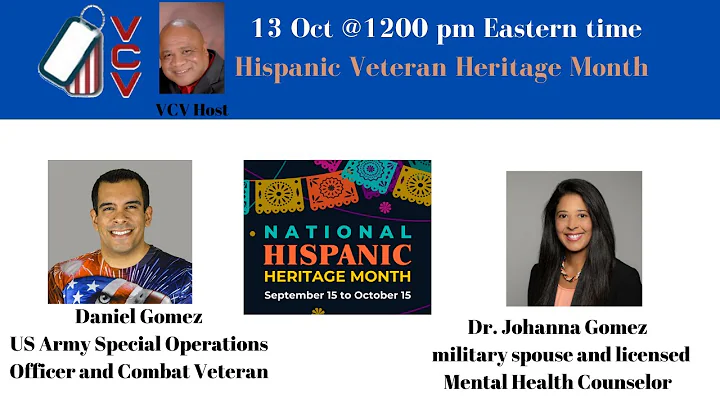 Hispanic Heritage Month: Meet LTC Daniel and Joann...