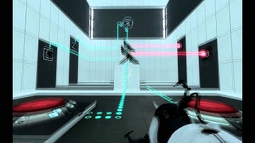 Proof of concept : Basic Logic Gates and 7 segment display in Portal 2