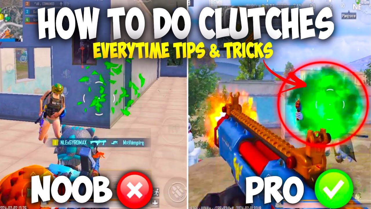 how to clutch 1v4 in bgmi/Pubg mobile tips & tricks ,improve game sense ...