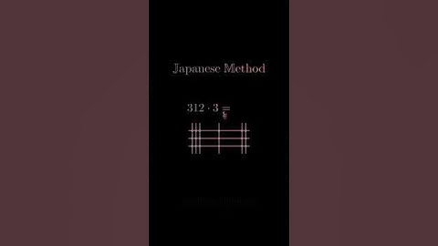 Japanese Multiplication Method - The Easy Way to Multiply!