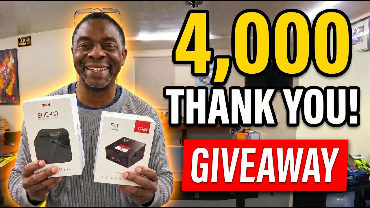 Thank You for 4K! ISDT Charger & Discharger GIVEAWAY!
