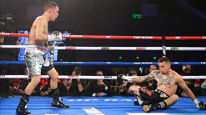 Valdez Knocks Down Sanchez in the 5th Round