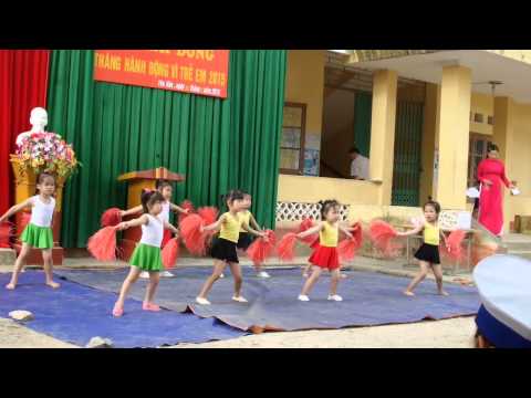 Video Múa Aerobic Con Cào Cào - Trường Mầm non Yên Hân - youtube