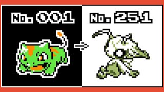 ALL Pokémon in the Fool's Gold Pokedex