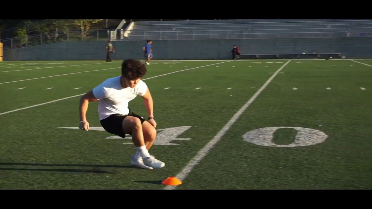 Sunny Hills Football Jun Ahn #4 Running Back Class of 2020 Workout