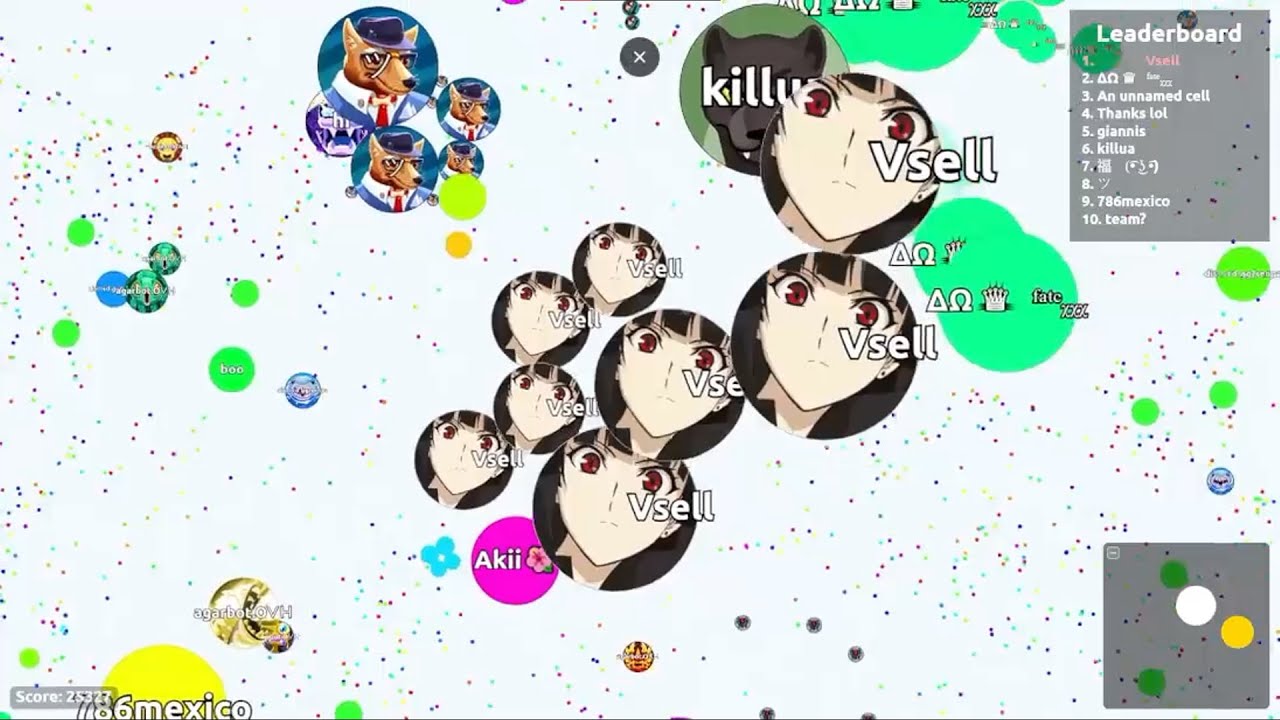 Vfjj decent plays Agario Solo - YouTube