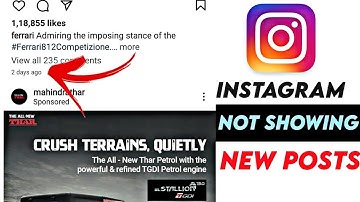 Fix instagram showing old posts | couldn