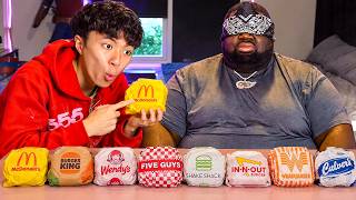 I Made Pudgie Guess Fast Food Burgers Blindfolded!
