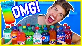 MIXING EVERY SODA FLAVOR TOGETHER - TASTE EXPERIMENT!