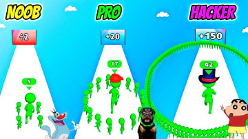 NOOB vs PRO vs HACKER In MONSTER DRAFT With SHINCHAN OGGY And CHOP #shinchan #gta5 #gtav #gta #oggy