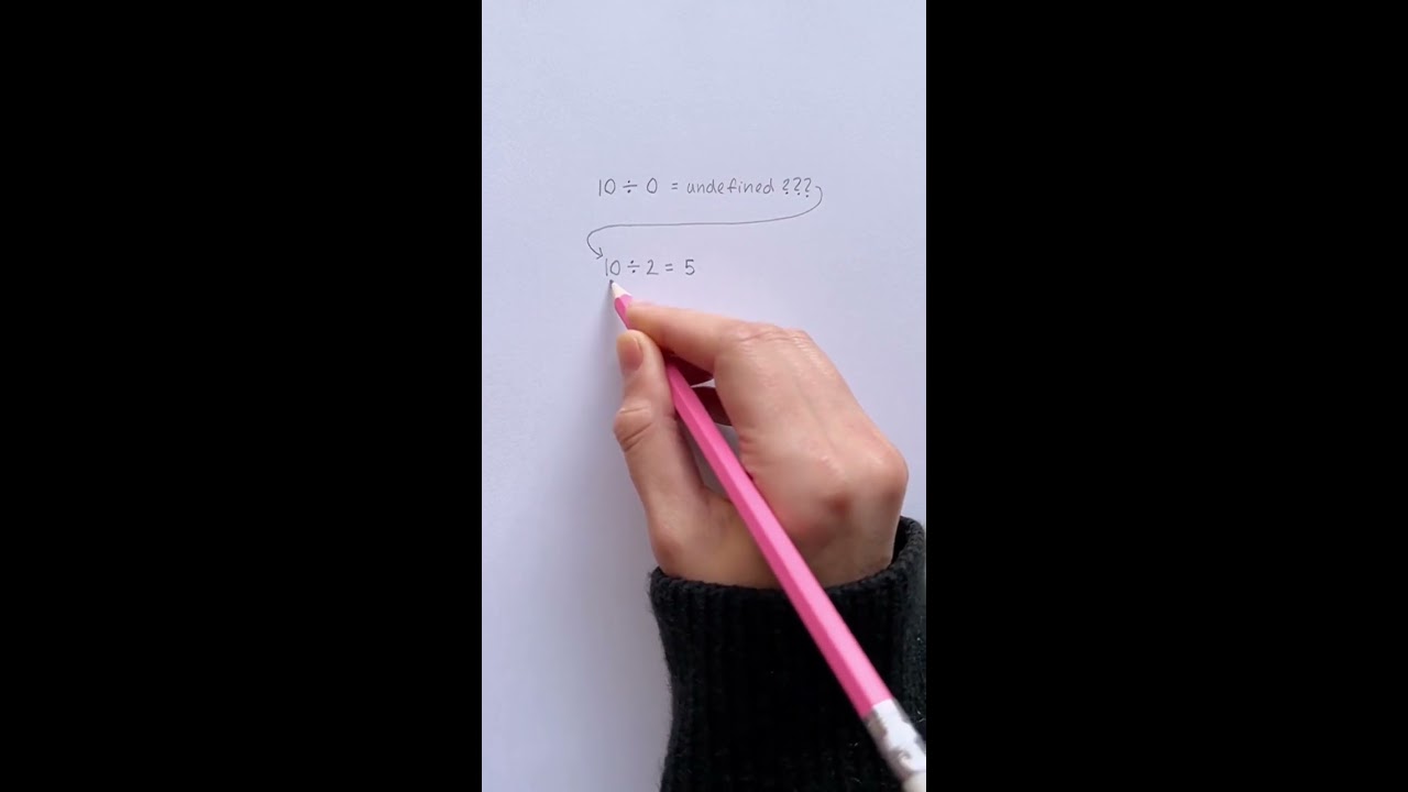The Real Reason Why You Can T Divide A Number By 0 Math Maths Mathematics Shorts