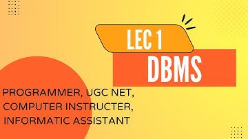 rajasthan programmer vacancy2022| dbms| Lec1|dbms for ugc net|dbms for rpsc programmer|