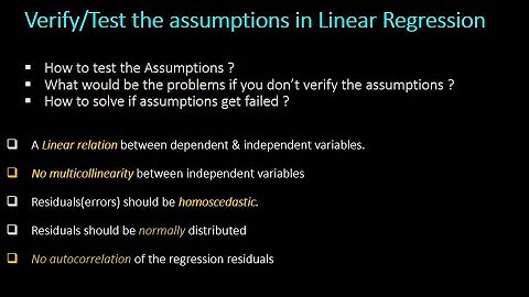 Verifying the Assumptions of Linear Regression using Python and Stats Library|Part 2|Machines Learn