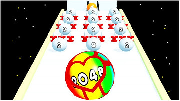 2048 Ball Game - Merge Number - Gameplay Walkthrough - Levels 31-42