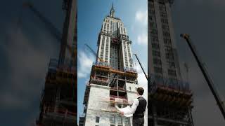 Empire state building structure transformation timelapse video 👌🏼👌🏼👌🏼👌🏼👌🏼