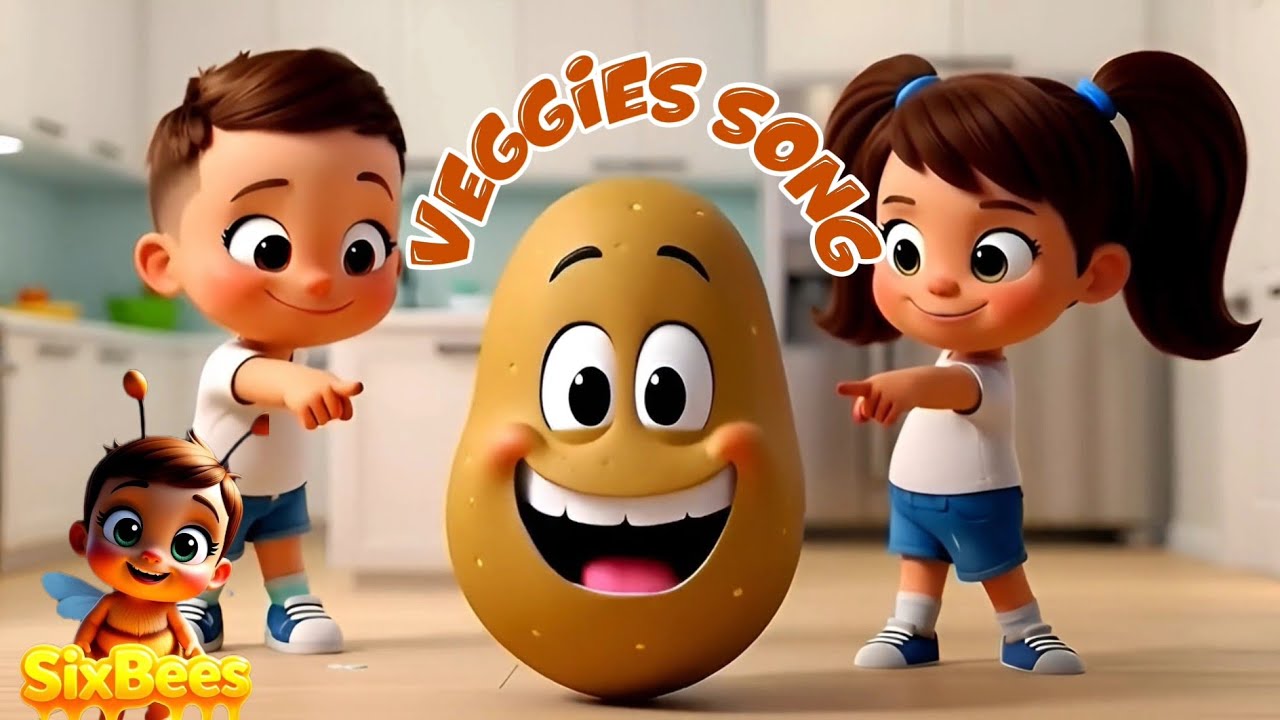 Veggie Fun, Yum Yum! 🥕 | Learn Vegetables for Kids | 3D Nursery Rhymes & Kids Songs