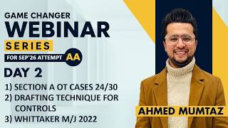 ACCA AA Day 2 Game Changer Webinar Series Sep'26 | Pass AA First Attempt | Success Strategy