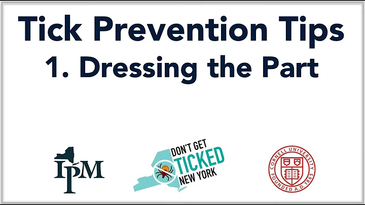 Tick Prevention Tips: 1-Dressing the Part