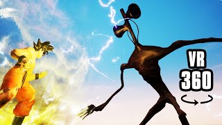 Siren Head 360 Horror Encounter... But Youre Goku...