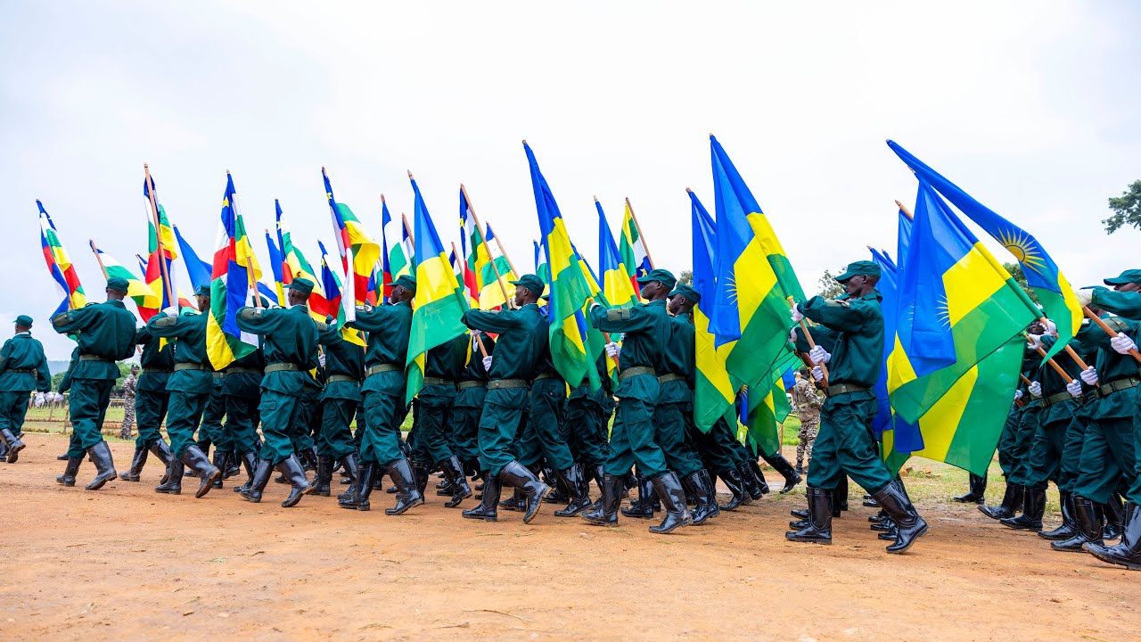 Ibyaranze 'Pass-Out' y'Abasirikare bashya ba Centrafrika🇨🇫 batojwe na ...