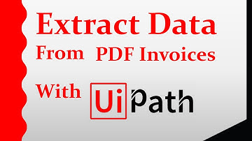 UiPath PDF Data Extraction with PDFelement | OCR Data Extraction | UiPath Tutorial