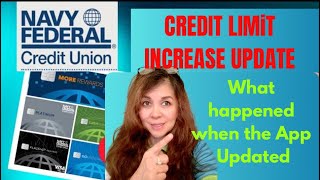 Player Profile NFCU App Updated and how Credit Limit Increase Changed #nfcu #credit #navyfederal