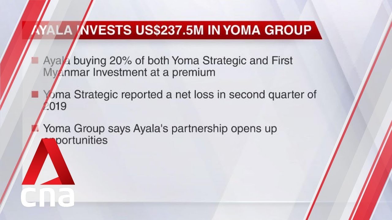Philippines conglomerate Ayala invests US$155 million in Singapore's Yoma Strategic