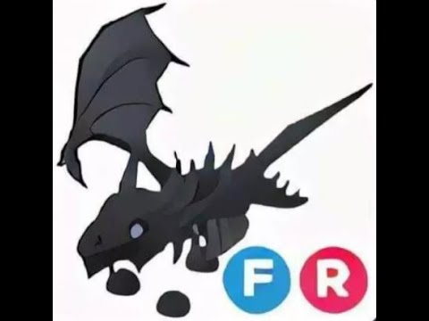 Картинки shadow dragon из adopt me