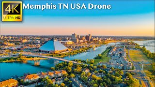 Memphis, Tennessee, USA - 4K UHD Drone Video