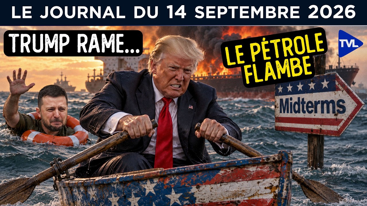 Guerre en Iran : Trump acculé, Zelensky lâché, la France noyée - JT du lundi 14 septembre 2026