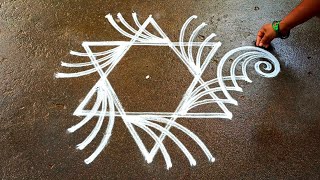 Saraswati Pooja special new padi kolam|5*3dots Navaratri muggulu|vijayadasami kolam Super rangoli Saraswati Pooja special new padi kolam|5*3dots Navaratri muggulu|vijayadasami kolam Super rangoli