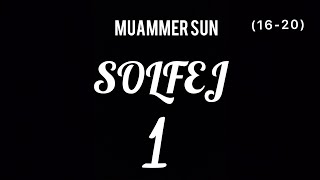 Muammer Sun Solfej 1 16 - 20 70 Bpm