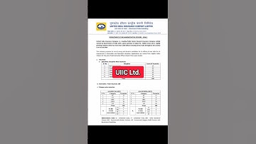 United India Insurance Company Ltd. Administrative Officer Scale - l recruitment 2024 #uiic