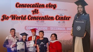 CA Convocation Vlog @ Jio World Convention Center, Mumbai#tiptopnisha#caconvocation2025#blessed#icai