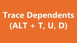 Excel Shortcuts - Trace Dependents screenshot 3