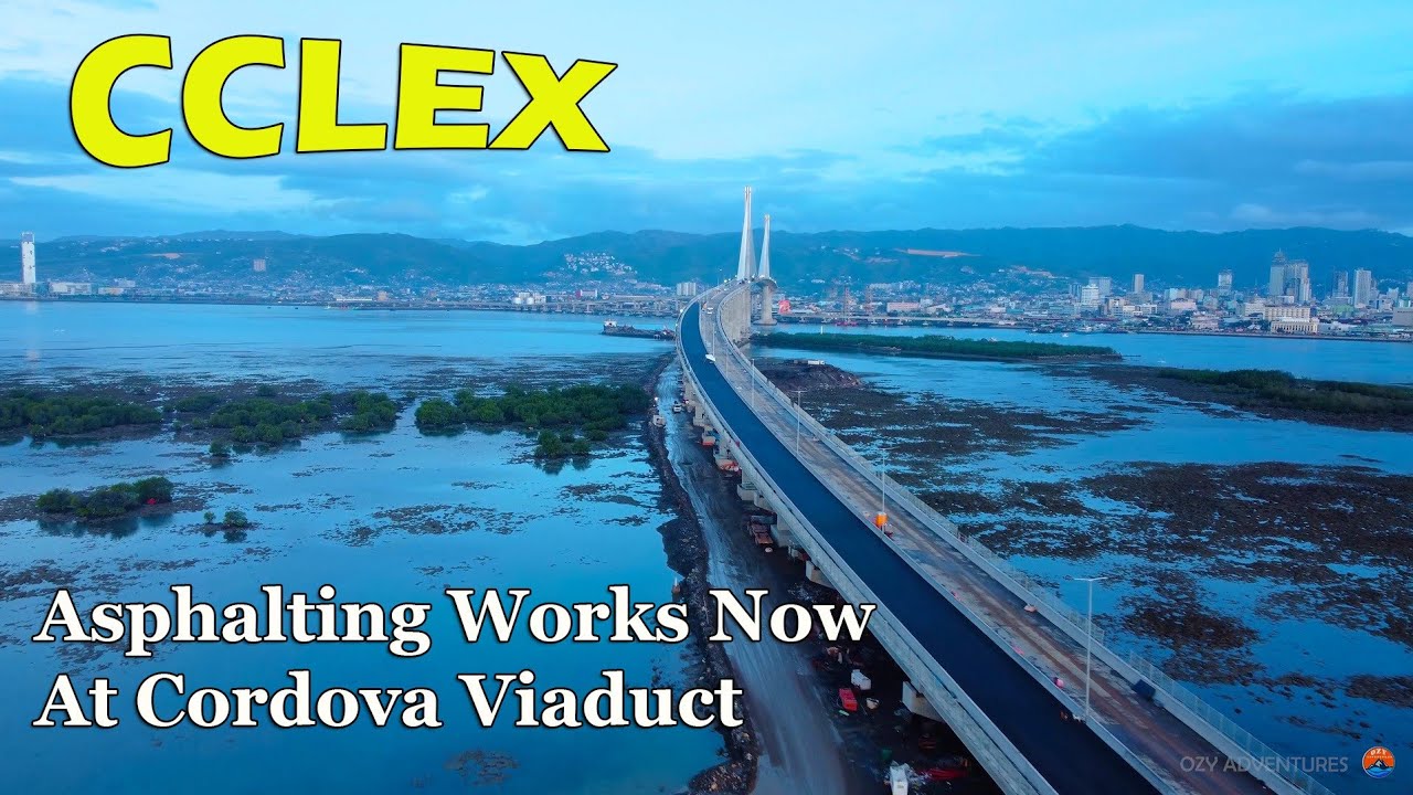 CCLEX Cebu City Side | Asphalting Works Now at Cordova Viaduct