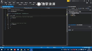 Unity Tutorial -- player movement -- Part 1
