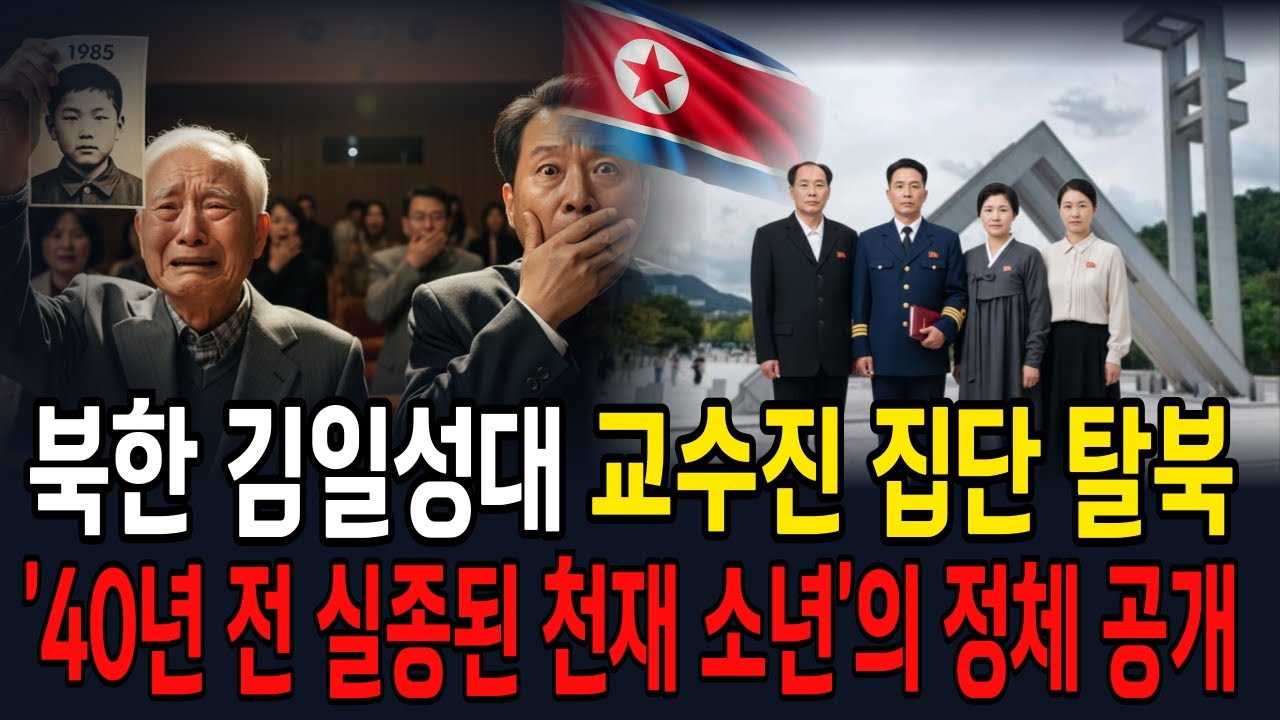 북한 김일성대 교수진 집단 탈북, 서울대에서 마주한 '40년 전 실종된 천재 소년'의 정체 | 노후사연 | 오디오북