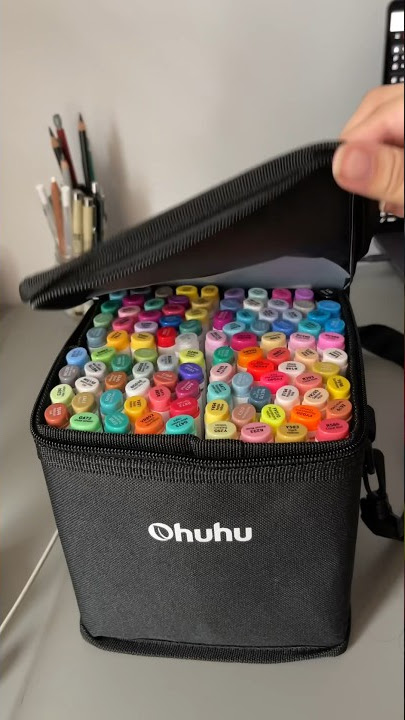 Petite vidéo de présentation des Ohuhu Marker Pens x60 (a base d'eau)