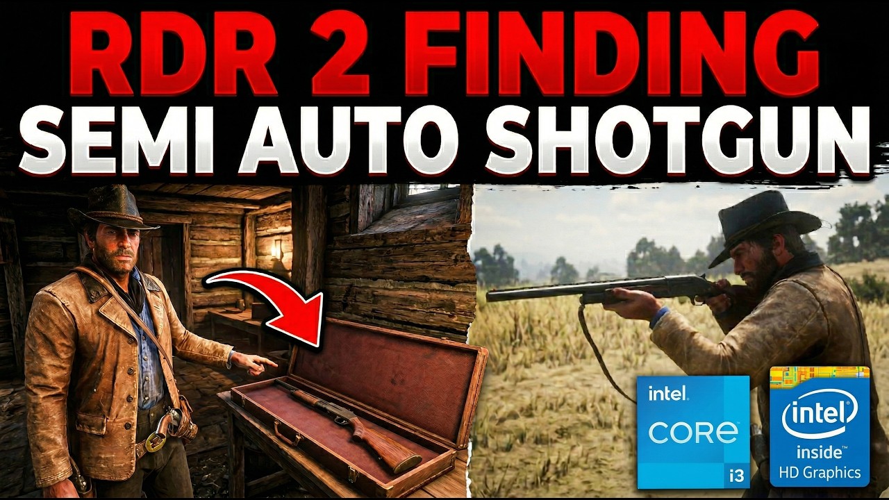 RDR2: How to Get the Semi-Auto Shotgun Early | LOW END PC GAMEPLAY ...