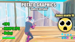 *nuevo* Como tener POTATO GRAPHICS en Fortnite CHAPTER 5 ✔️- How To Get Potato Graphics In Fortnite
