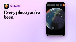 GlobePin: track every place you have been (iOS travel map) screenshot 3