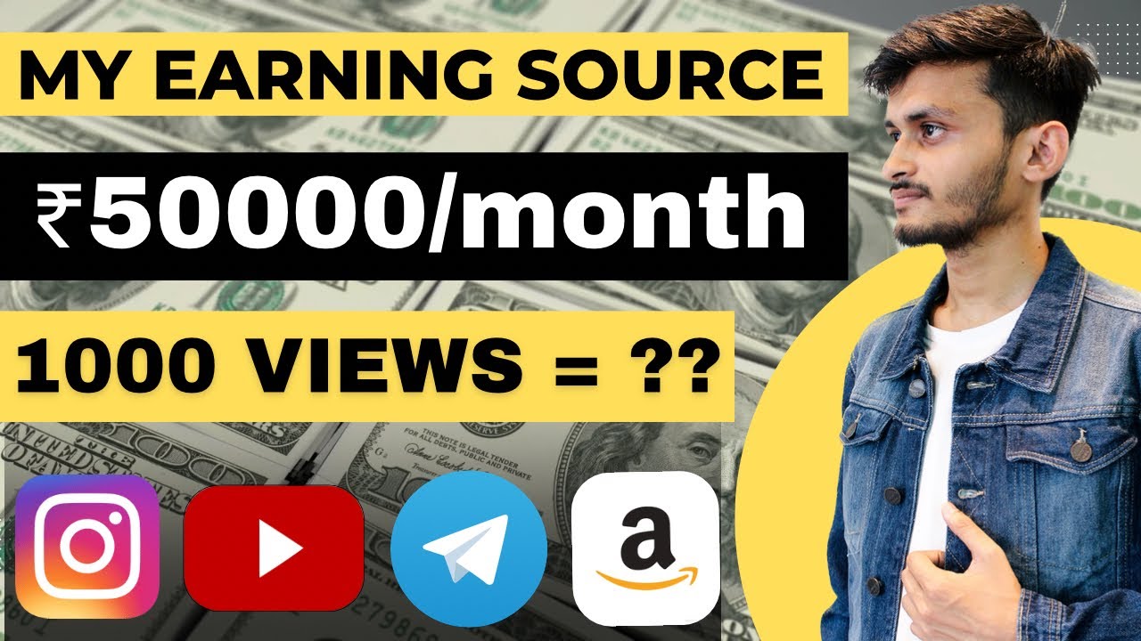 How To Earn Money Online | My Earning Sources | My Youtube Earning 